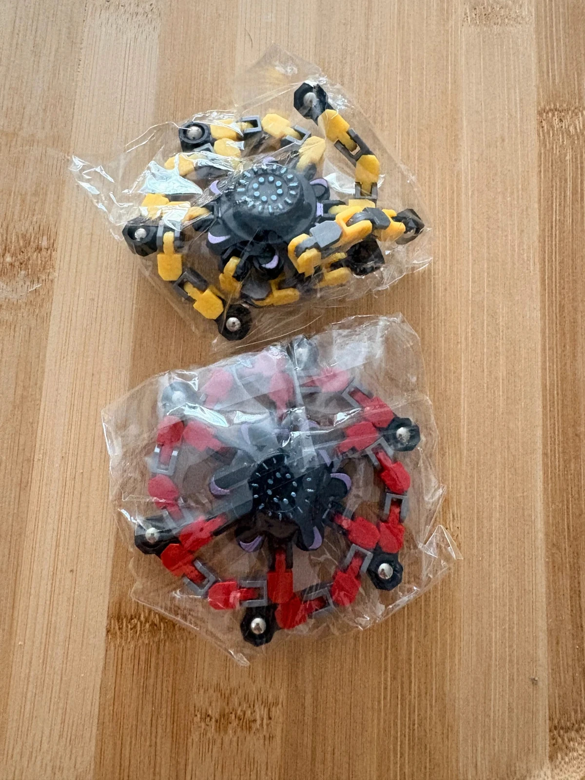 Lot de 2 Fidget Spinner Araignée Magnétique – Anti-Stress – TDAH – Neufs